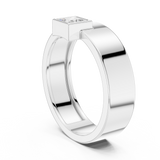 Mens Ring SBMR(2) - White Gold - Image
