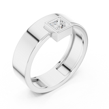 Mens Ring SBMR(2) - White Gold - Image