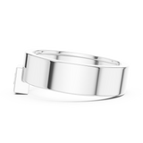 Mens Ring SBMR(2) - White Gold - Image