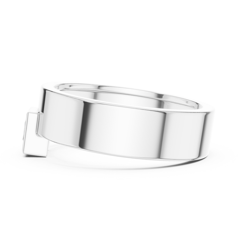 Mens Ring SBMR(2) - White Gold - Image