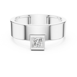 Mens Ring SBMR(2) - White Gold - Image