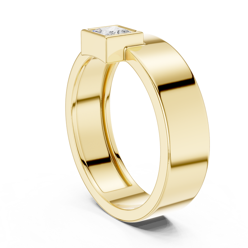 Mens Ring SBMR(2) - Yellow Gold - Image