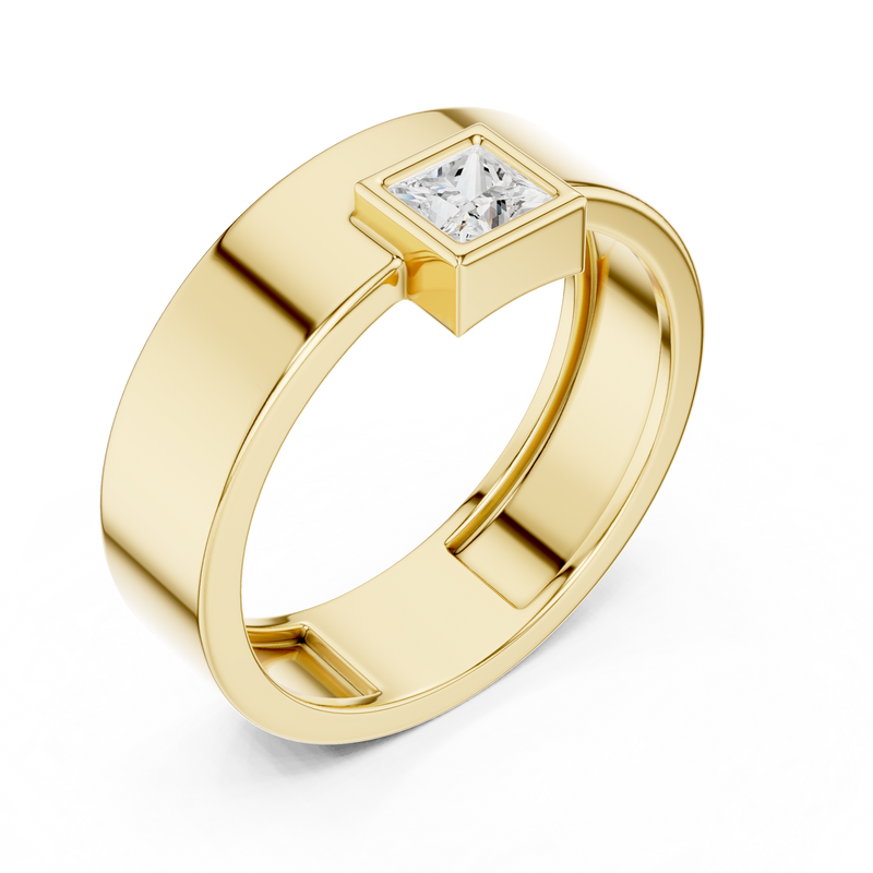 Mens Ring SBMR(2) - Yellow Gold - Image