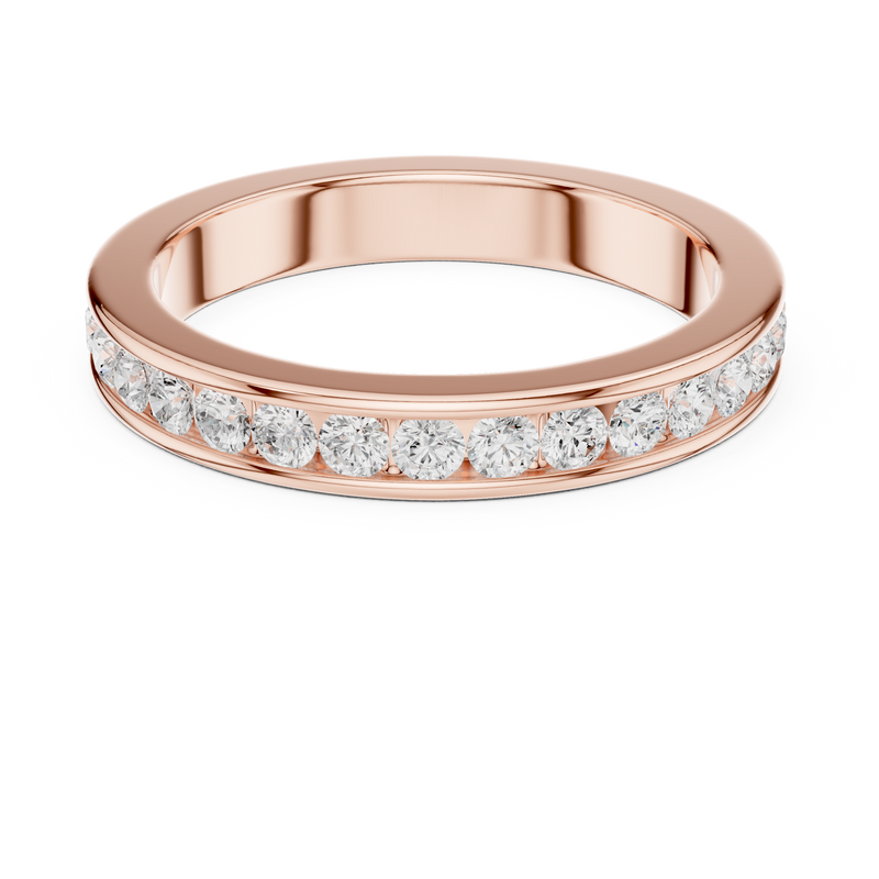 Mens Ring SBMR(30)@7 - Rose Gold - Image