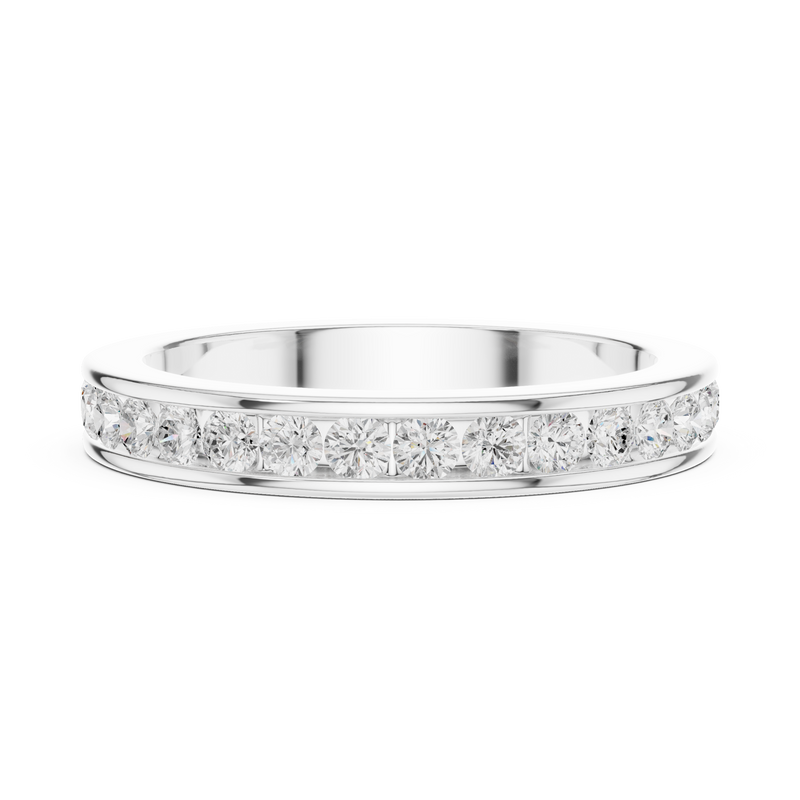 Mens Ring SBMR(30)@7 - White Gold - Image