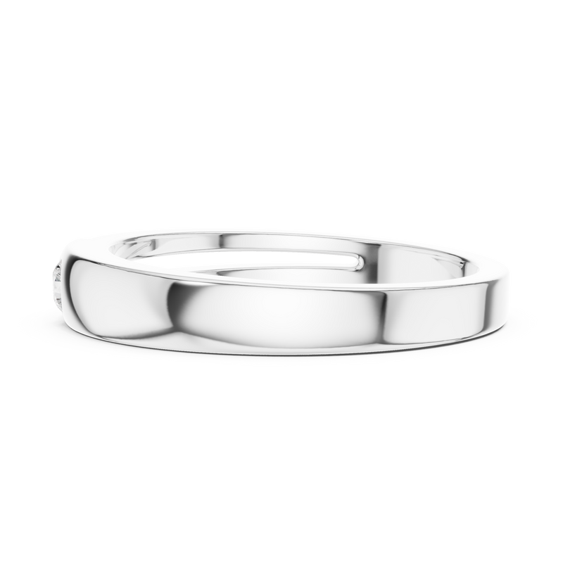 Mens Ring SBMR(32)@7 - White Gold - Image