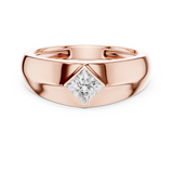 Mens Ring SBMR(33)@7 - Rose Gold - Image