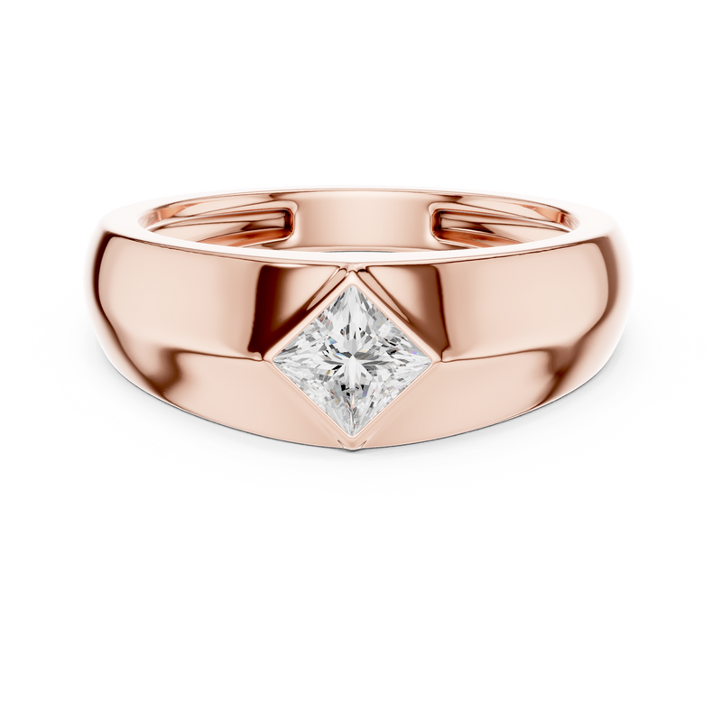 Mens Ring SBMR(33)@7 - Rose Gold - Image