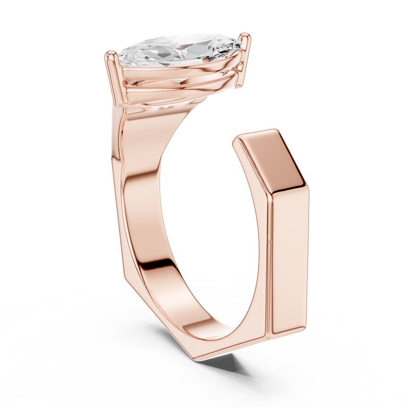 Mens Ring SBMR(34)@7 - Rose Gold - Image