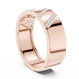 Mens Ring SBMR(35) - Rose Gold - Image