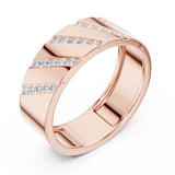 Mens Ring SBMR(35)@7 - Rose Gold - Image
