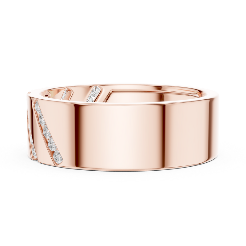 Mens Ring SBMR(35)@7 - Rose Gold - Image