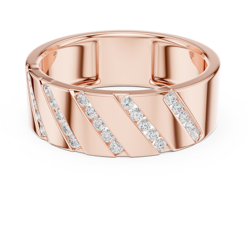 Mens Ring SBMR(35) - Rose Gold - Image