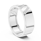Mens Ring SBMR(35) - White Gold - Image