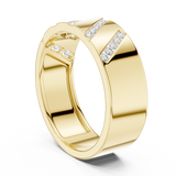 Mens Ring SBMR(35) - Yellow Gold - Image