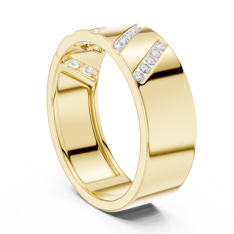 Mens Ring SBMR(35) - Yellow Gold - Image