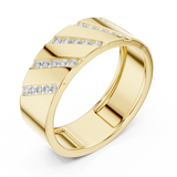 Mens Ring SBMR(35) - Yellow Gold - Image
