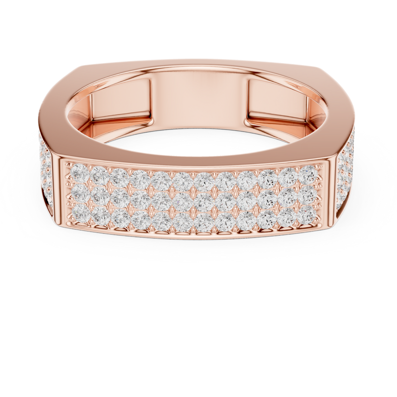 Mens Ring SBMR(36)@7 - Rose Gold - Image