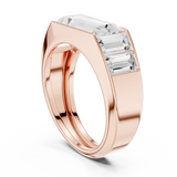 Mens Ring SBMR(37)@7 - Rose Gold - Image
