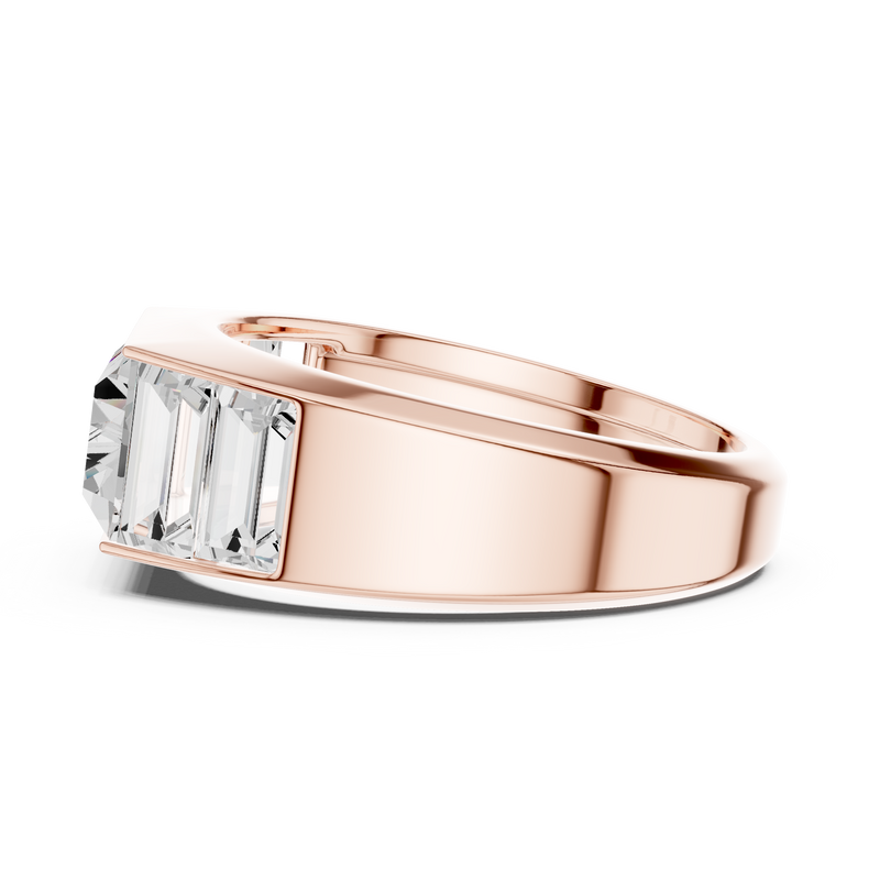 Mens Ring SBMR(37)@7 - Rose Gold - Image