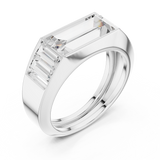 Mens Ring SBMR(37)@7 - White Gold - Image