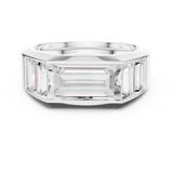 Mens Ring SBMR(37)@7 - White Gold - Image