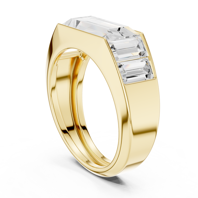 Mens Ring SBMR(37)@7 - Yellow Gold - Image