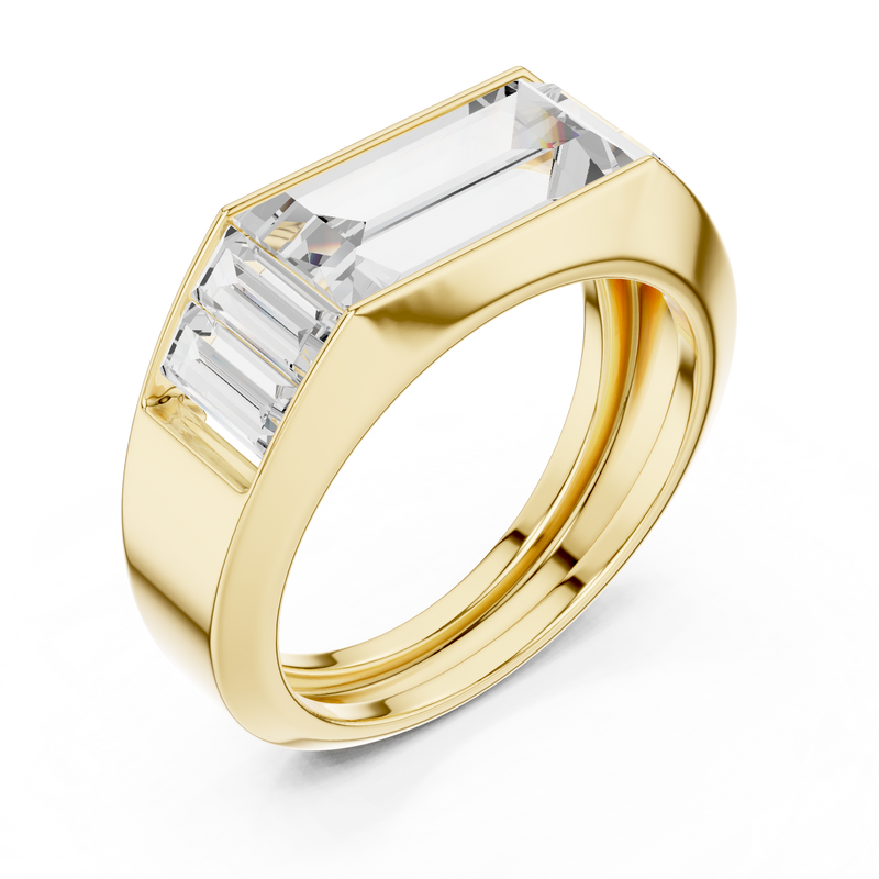 Mens Ring SBMR(37)@7 - Yellow Gold - Image