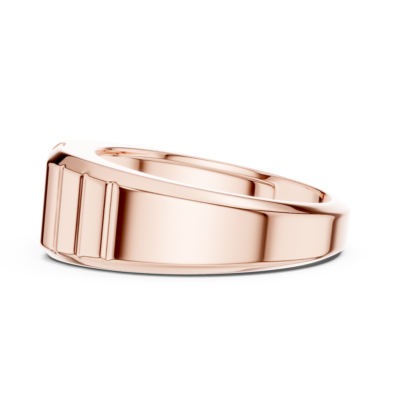 Mens Ring SBMR(39)@7 - Rose Gold - Image