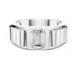 Mens Ring SBMR(39)@7 - White Gold - Image