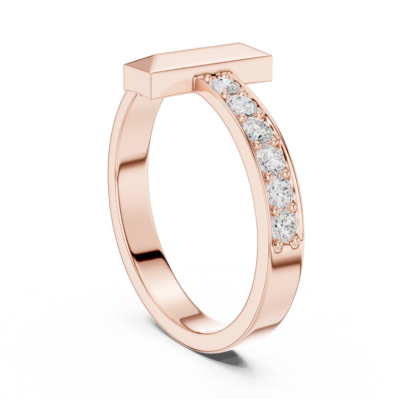 Mens Ring SBMR(3)@7 - Rose Gold - Image