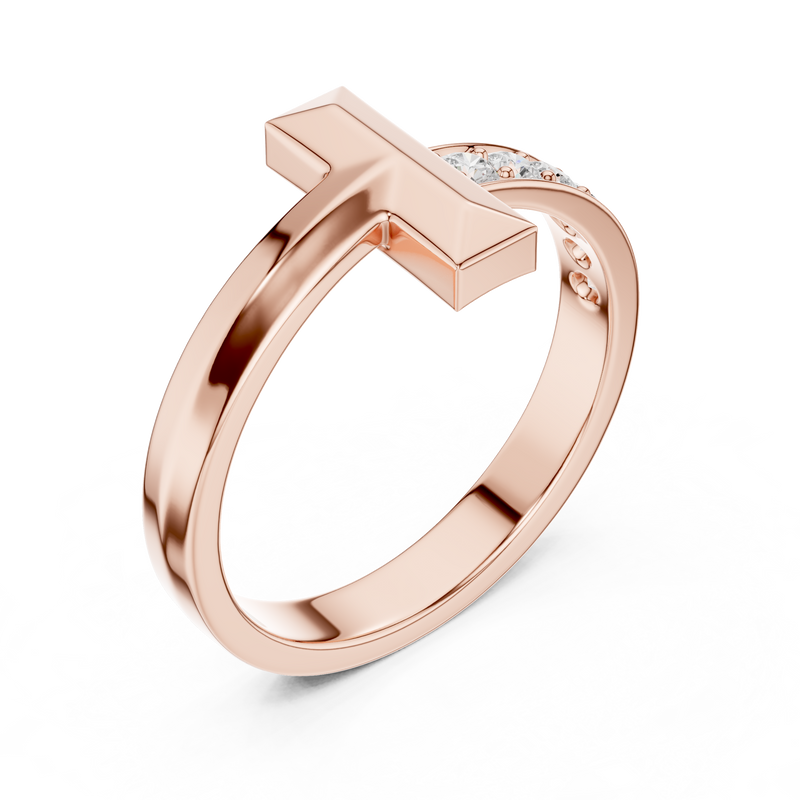 Mens Ring SBMR(3)@7 - Rose Gold - Image