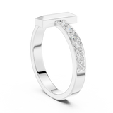 Mens Ring SBMR(3)@7 - White Gold - Image