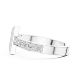 Mens Ring SBMR(3)@7 - White Gold - Image