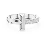 Mens Ring SBMR(3)@7 - White Gold - Image