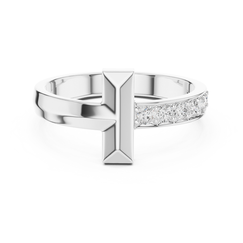 Mens Ring SBMR(3)@7 - White Gold - Image