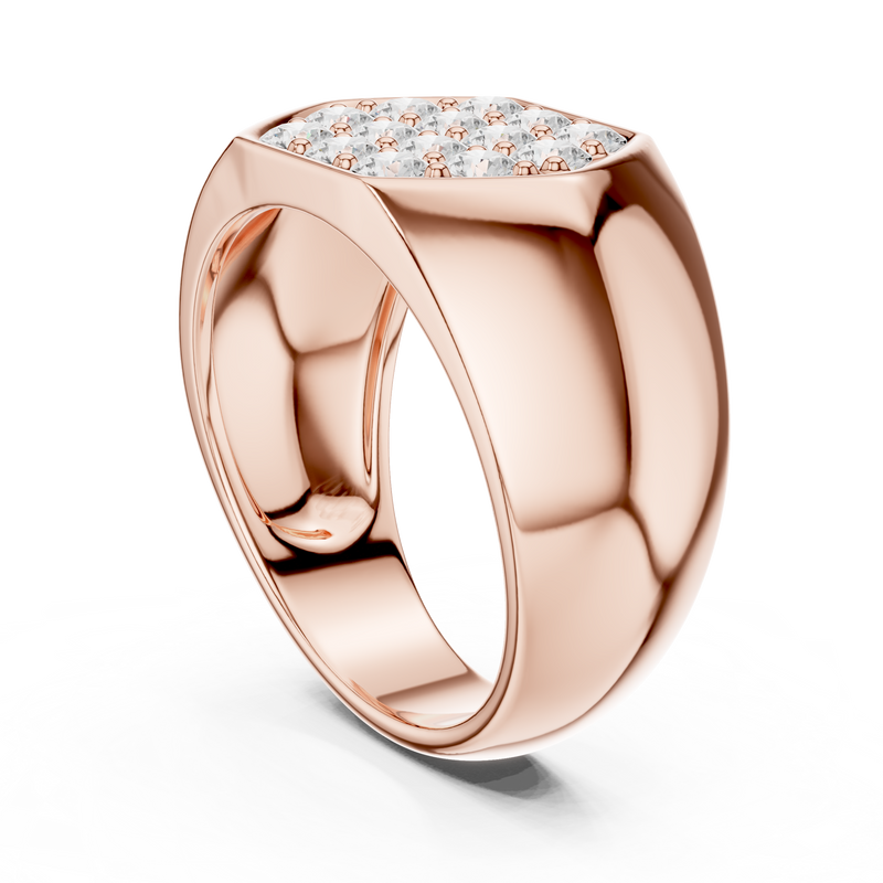 Mens Ring SBMR(40)@7 - Rose Gold - Image