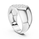 Mens Ring SBMR(40)@7 - White Gold - Image