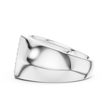 Mens Ring SBMR(40)@7 - White Gold - Image
