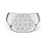 Mens Ring SBMR(40)@7 - White Gold - Image