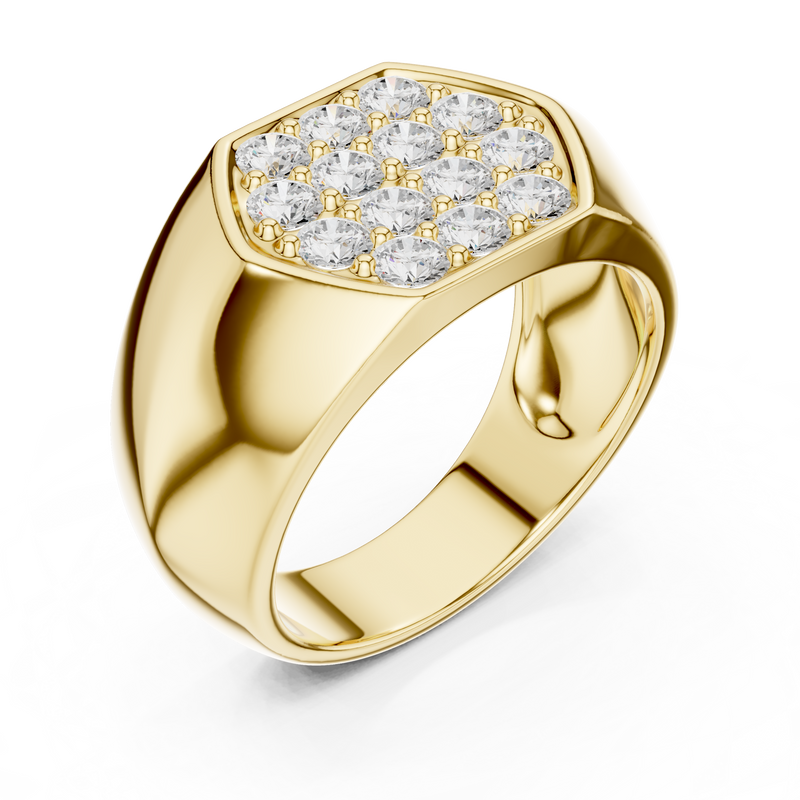 Mens Ring SBMR(40)@7 - Yellow Gold - Image