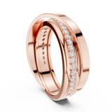 Mens Ring SBMR(41) - Rose Gold - Image