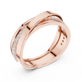 Mens Ring SBMR(41) - Rose Gold - Image