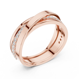 Mens Ring SBMR(41)@7 - Rose Gold - Image