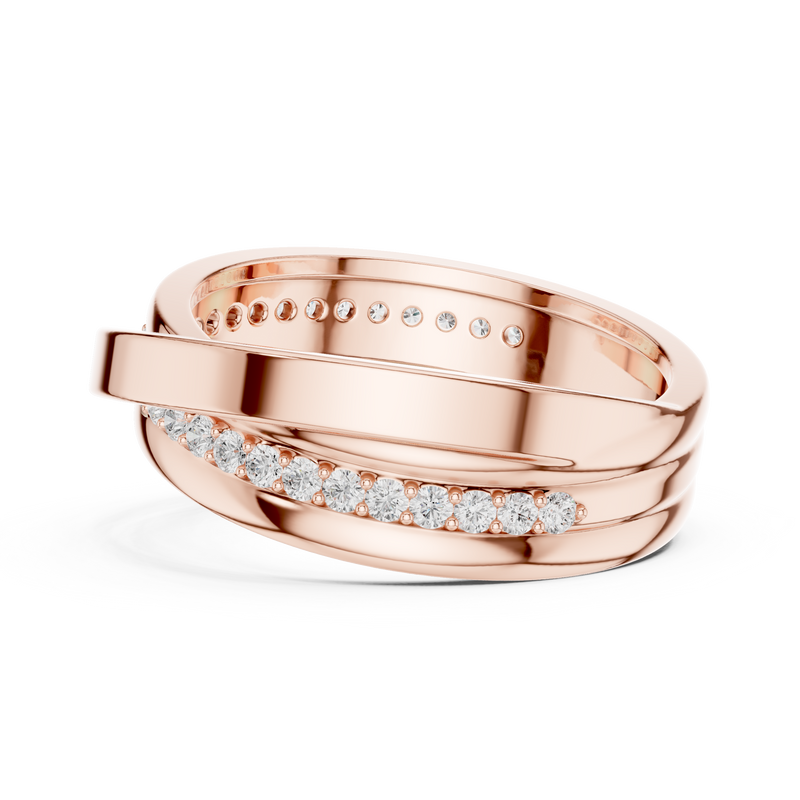 Mens Ring SBMR(41)@7 - Rose Gold - Image