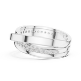 Mens Ring SBMR(41) - White Gold - Image