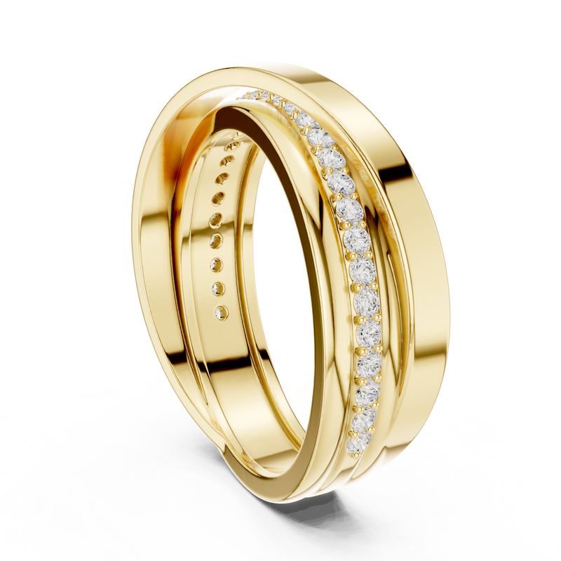 Mens Ring SBMR(41) - Yellow Gold - Image