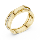 Mens Ring SBMR(41)@7 - Yellow Gold - Image