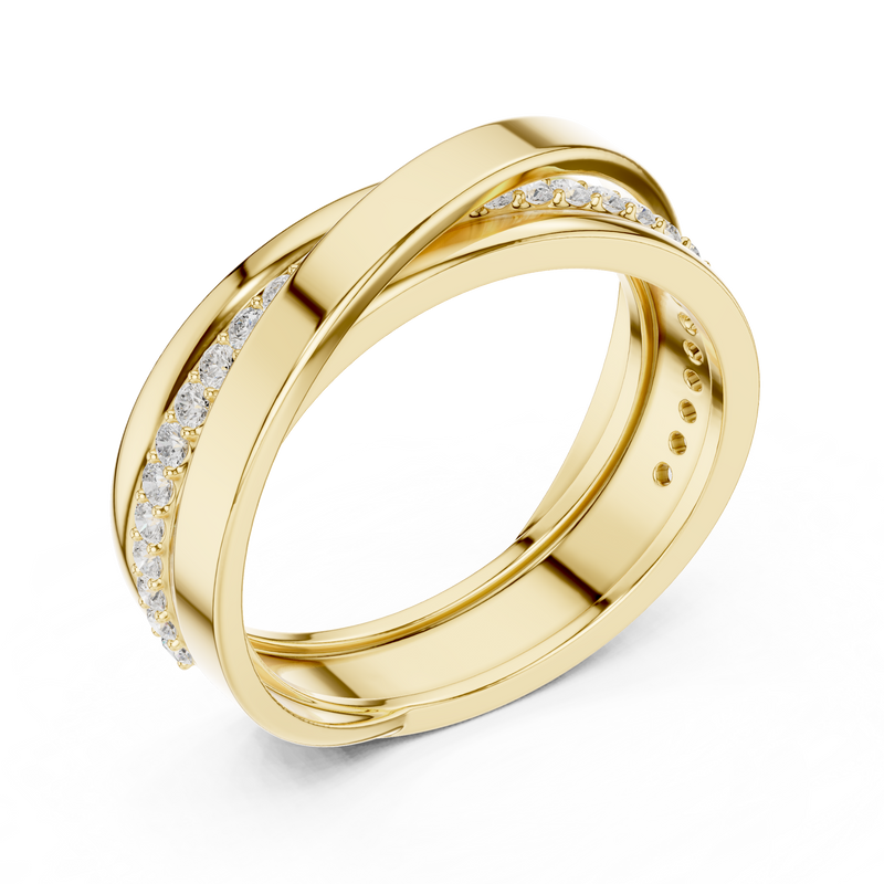 Mens Ring SBMR(41) - Yellow Gold - Image