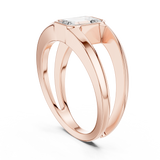 Mens Ring SBMR(42)@7 - Rose Gold - Image